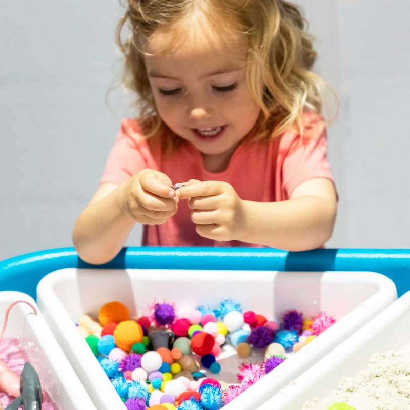 Set of removable compartments for TUFF TRAY sensory tray (6 Pcs.)