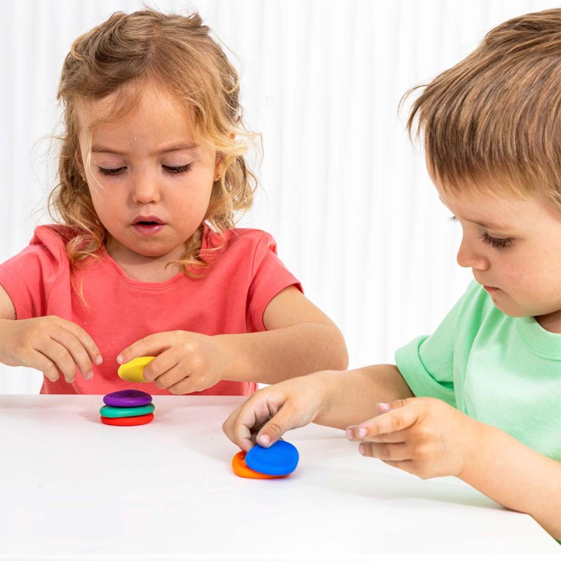 Silicone Sensory Stones - Set of 6