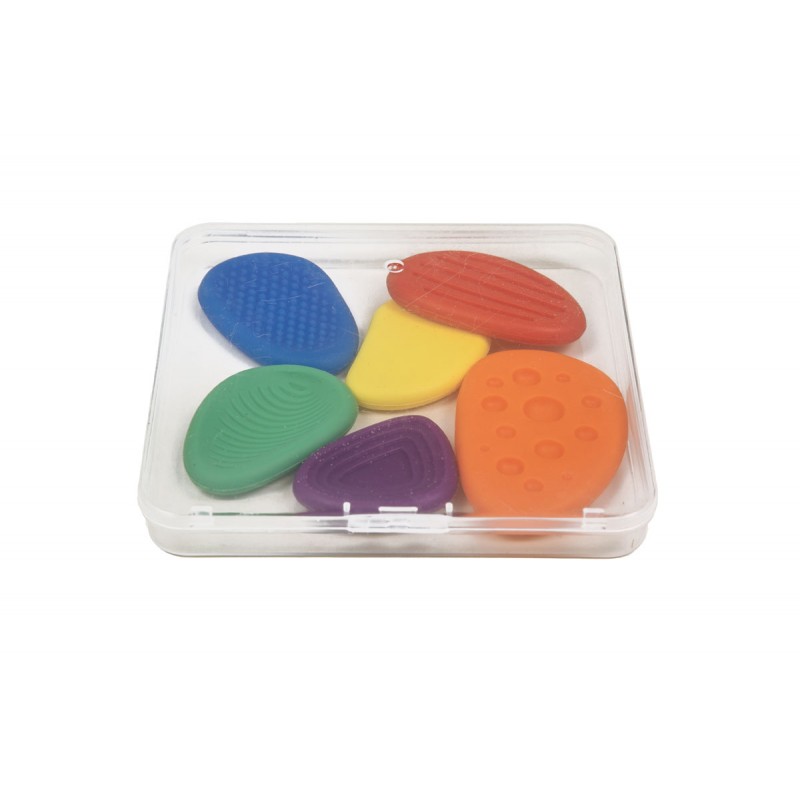 Silicone Sensory Stones - Set of 6