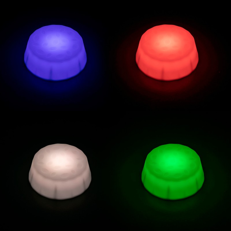 Bases Redondas con Iluminación LED – Set de 6