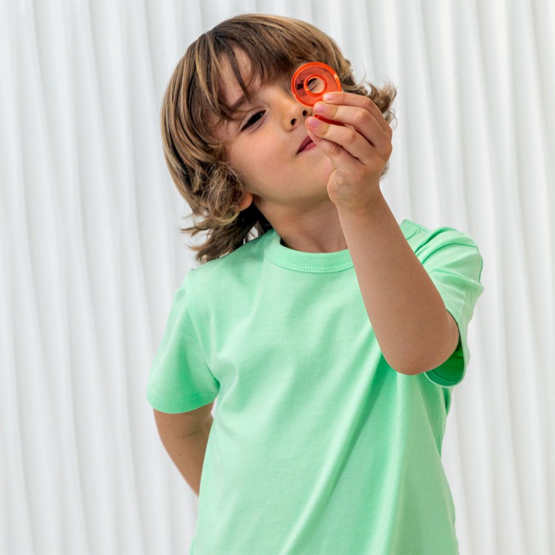 Translucent colored numbers