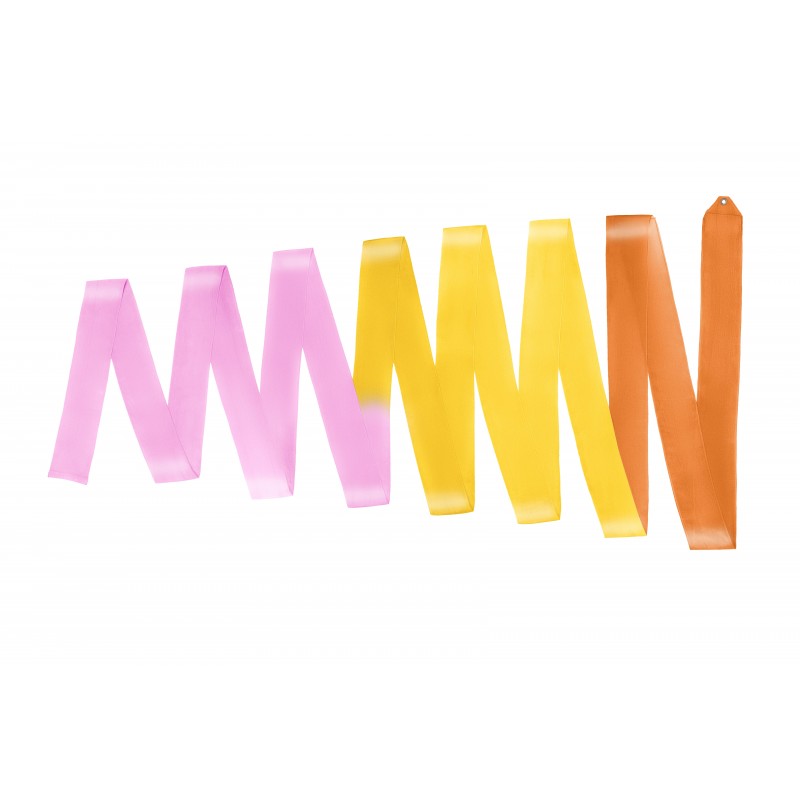 Multicolor competition silk ribbon 6m + Rod