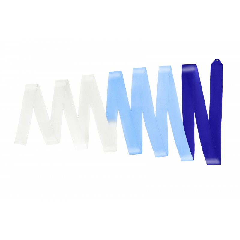 Multicolor competition silk ribbon 6m + Rod