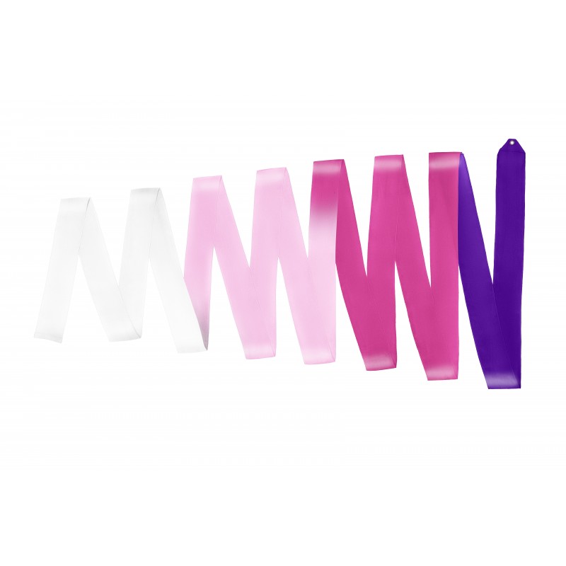 Multicolor competition silk ribbon 6m + Rod