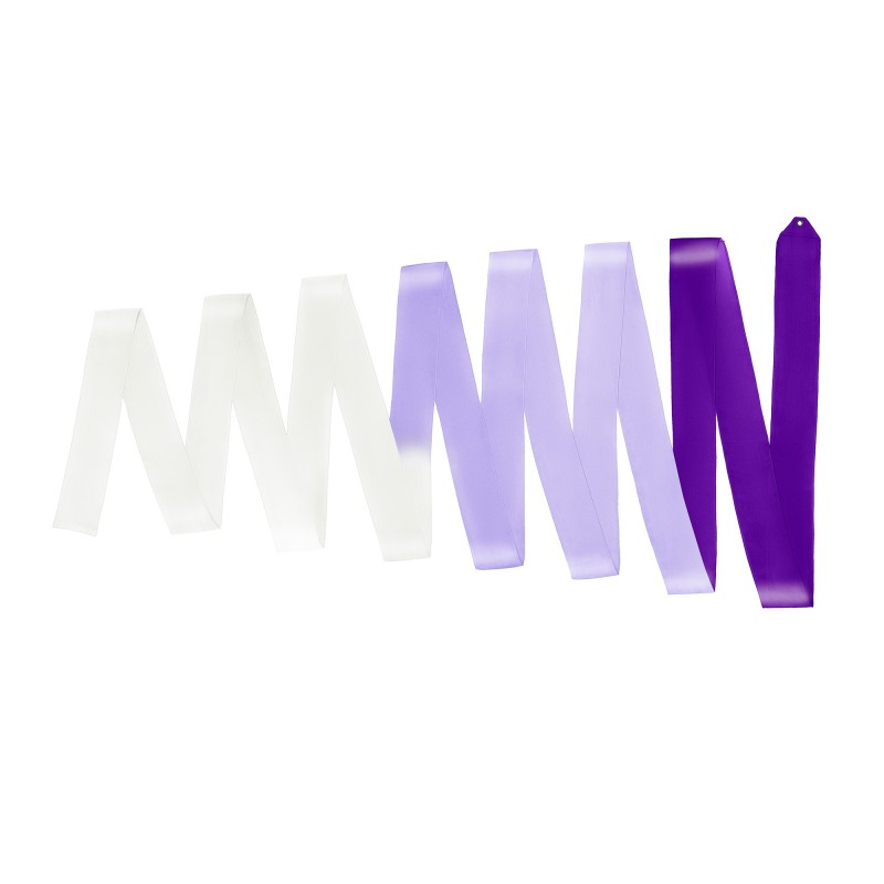 Multicolor competition silk ribbon 6m + Rod