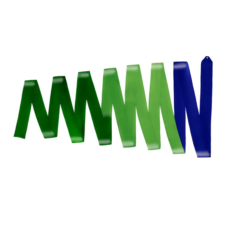 Multicolor competition silk ribbon 6m + Rod