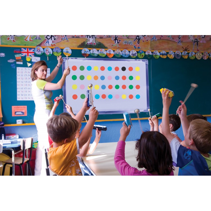 Carrillón 8 Notas con libro y círculos magnéticos