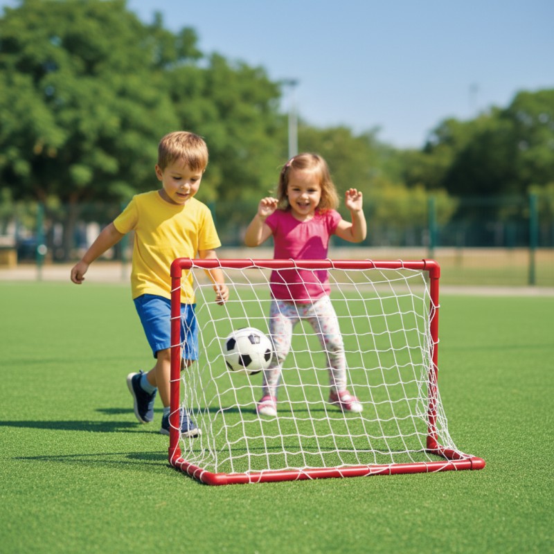 Set of 2 Football Goals 60 x 45 x 30 cm