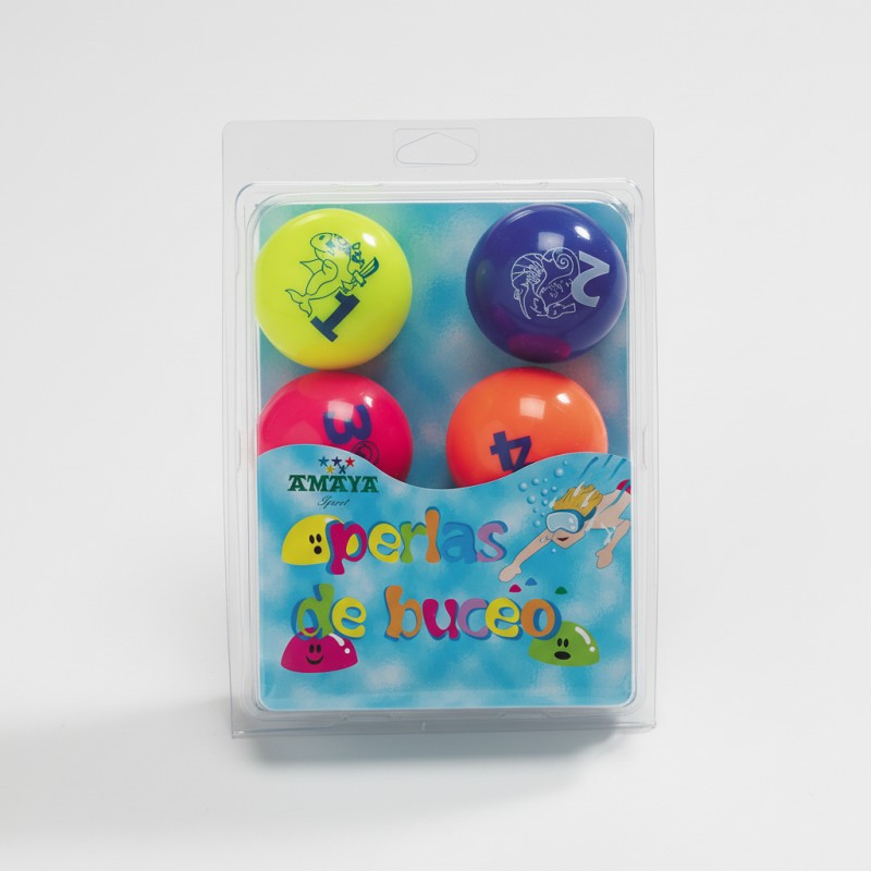 Diving Pebbles Half Spheres Ø70 mm Pool Game 6 pcs