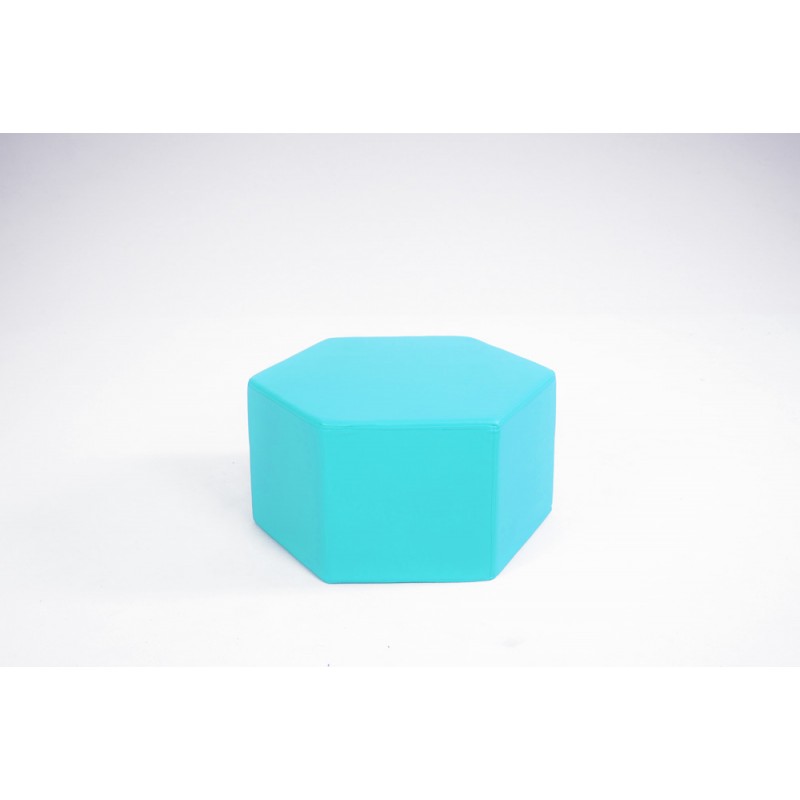 Hexagon foam leather table