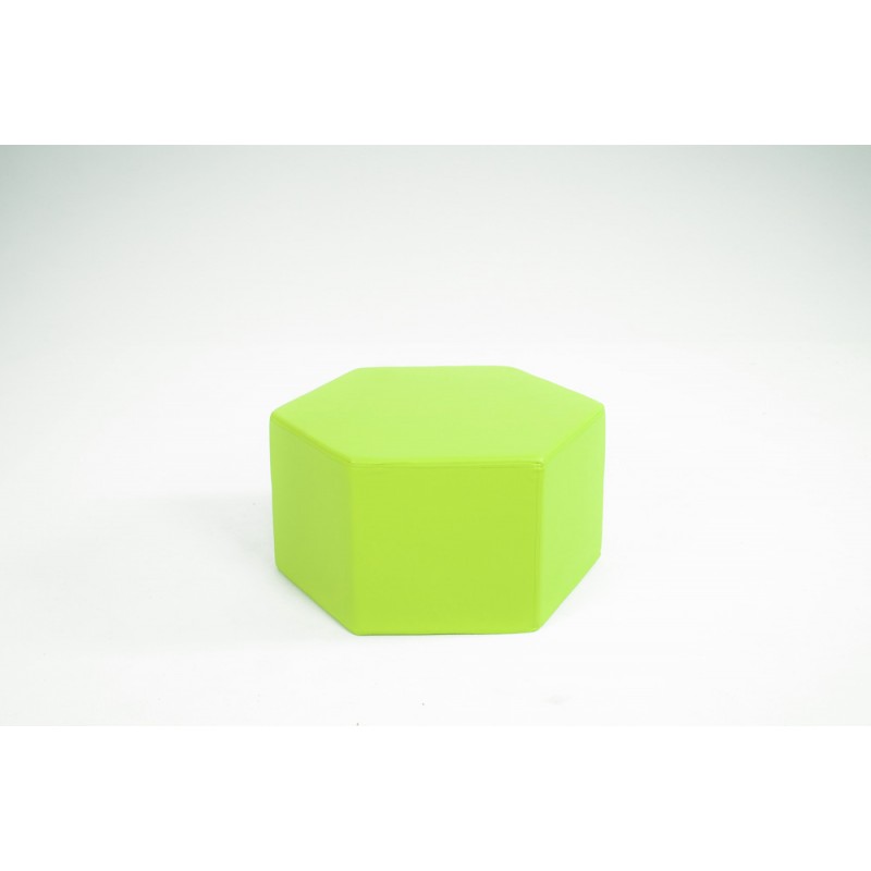 Hexagon foam leather table