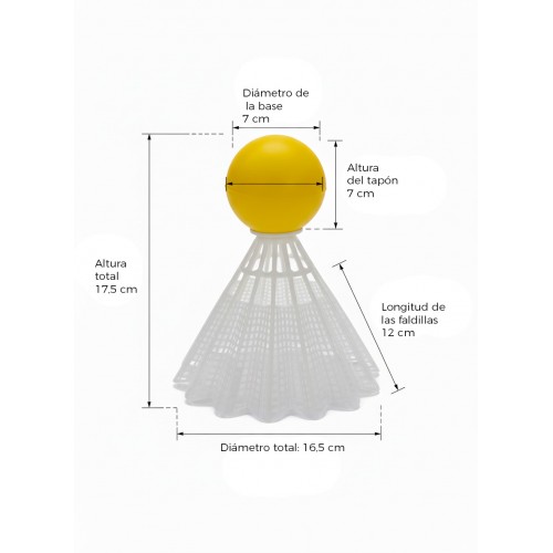 Shuttlecock for beach paddle