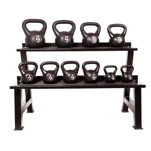 Estantería Soporte Kettlebells, Pesas Rusas