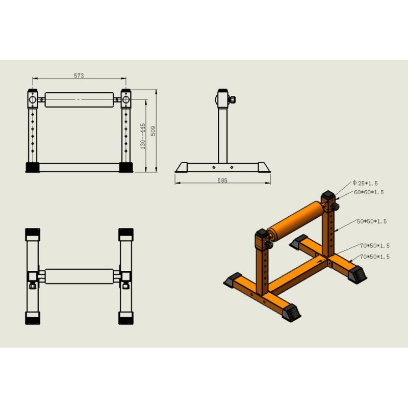SQUAT STAND AJUSTABLE