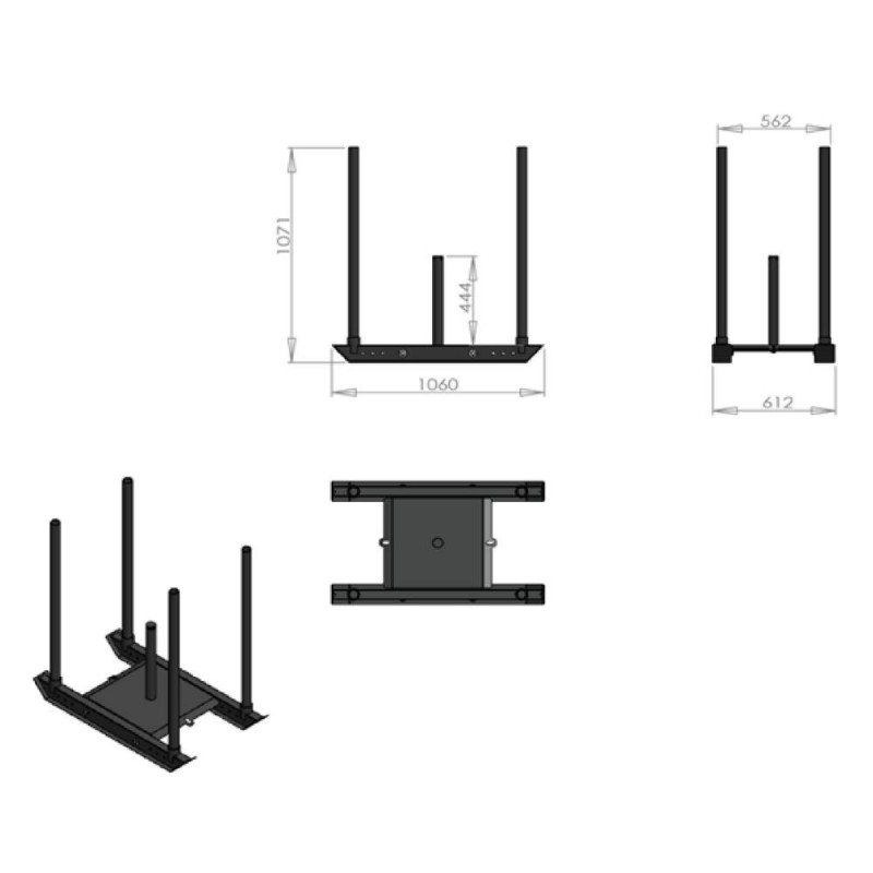 Trineo peso Power Sled / Pushing Sled