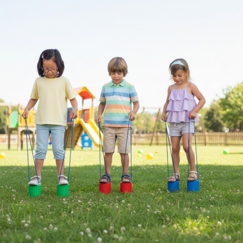 Low Stilts Set – 20 Pairs – Assorted Colors