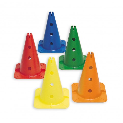 Sports Training Cone 32 cm – Set of 12 Monochrome