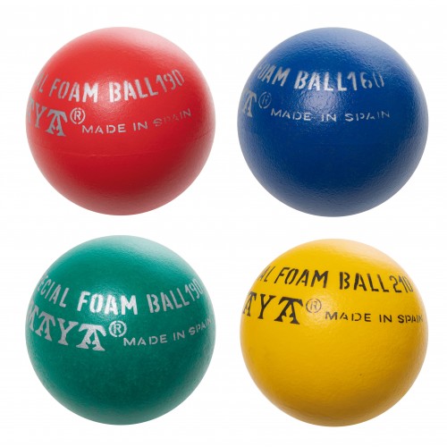 Pelota Foam Recubierta – Set Monocromo de 12 Unidades