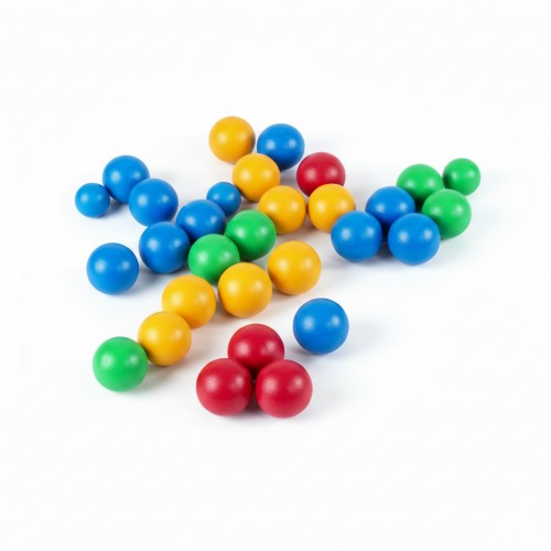 Pelota Foam Recubierta 130 mm – Set Monocromo de 24 Unidades