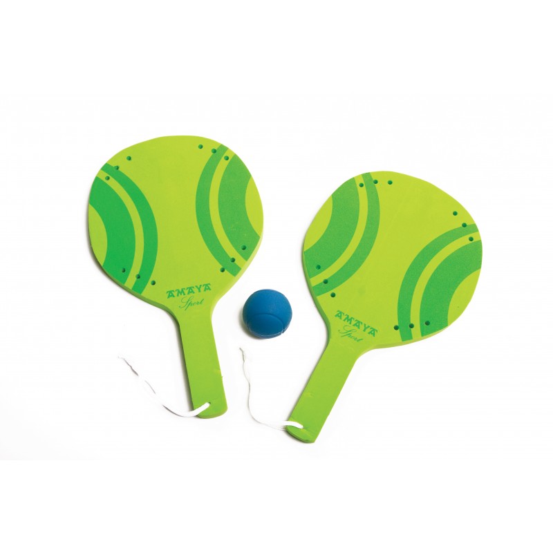 Set 24 Juegos Pala EVA Soft (2 Palas + Pelota)