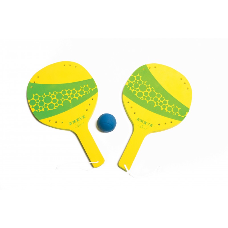 Set 24 Juegos Pala EVA Soft (2 Palas + Pelota)