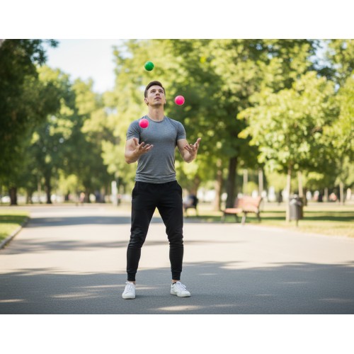 PVC Juggling Balls Set 3 Units Ø70 mm