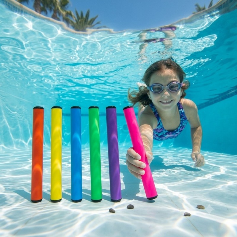 Set 6 Picas de Buceo PE – Juegos Piscina