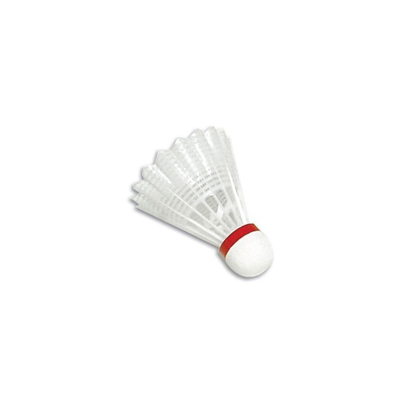 Vynil badminton shutlecock. Red colour. Fast speed.