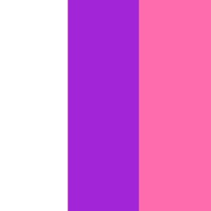 White / Purple / Bubblegum Pink